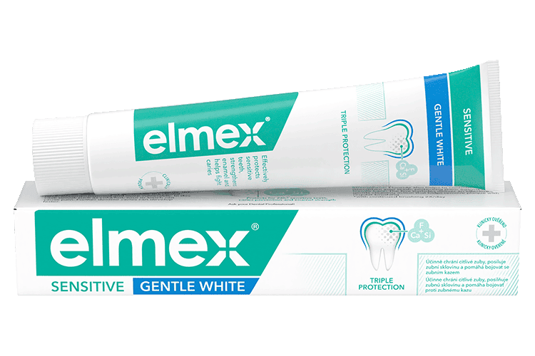 elmex® SENSITIVE GENTLE WHITE zobna pasta za občutljive zobe
